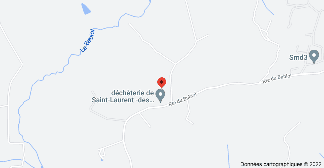 Déchetterie Saint Laurent des Hommes
